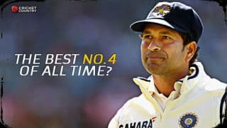 Sachin Tendulkar: statistically the best No. 4 batsman of all time?
